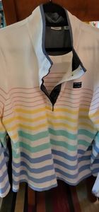 LL Bean 3/4 Button pullover sweatshirt